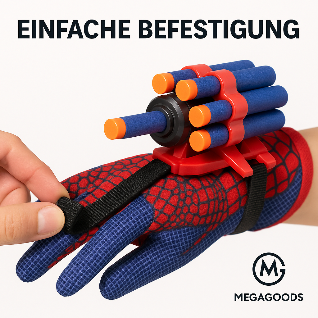Spider Blaser Spinnennetz Handgelenk Shooter Zielhandschuh DE.