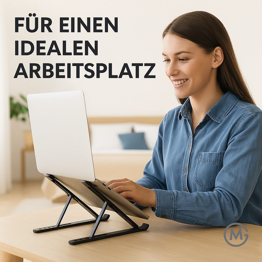 Faltbarer Laptop-Ständer höhenverstellbar rutschfest ABS DE.