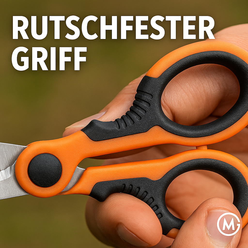 Angelschere Edelstahl 420 rostfrei, präzise für PE-Schnur Köder DE.