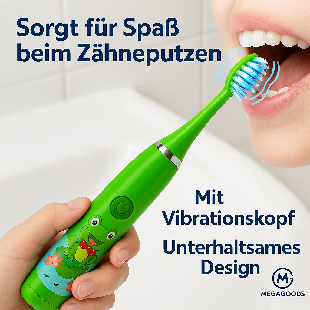 Kinderzahnbürste Baby elektrisch Space-Design weiche Borsten DE.