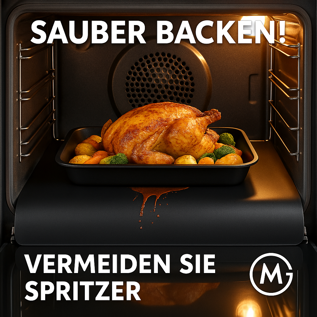 Backofen Schutzmatte antihaftbeschichtet hitzebeständig DE.