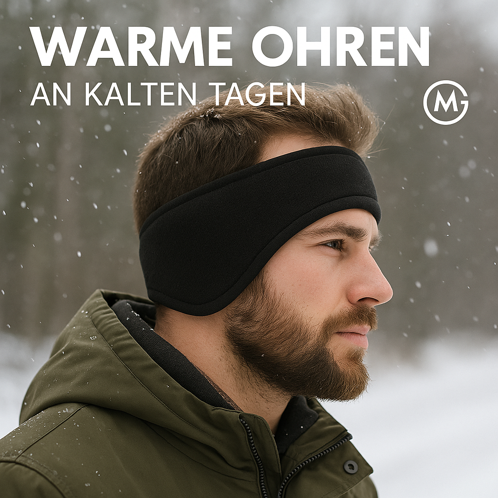 Winter Ohrenschützer Herren warm gefüttert winddicht gepolstert DE.