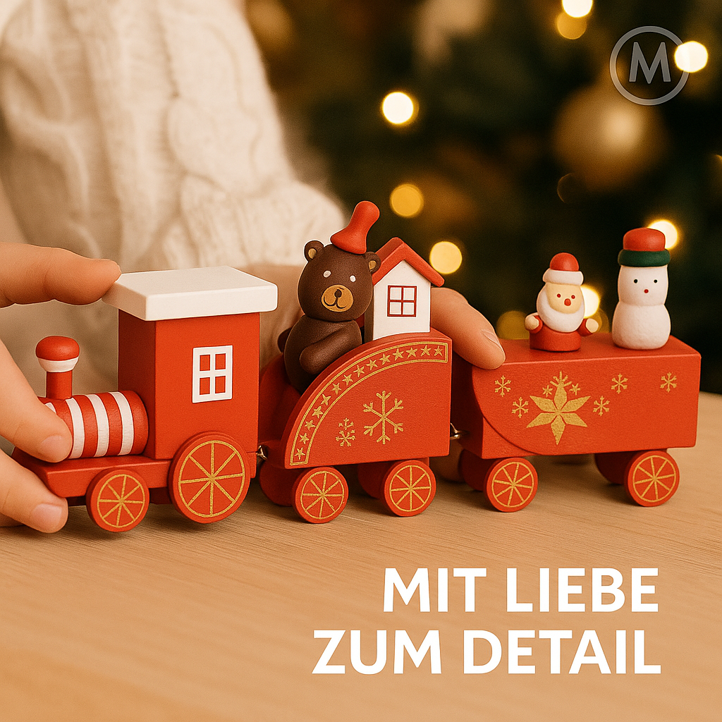 Weihnachtszug Deko Weihnachten Nostalgie Xmas Figur Geschenk DE.