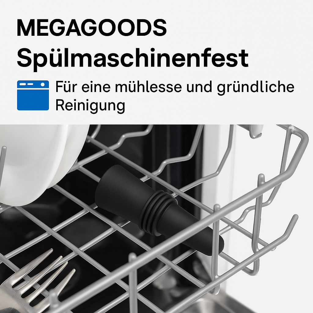Silikon Flaschenverschluss Set wiederverwendbar auslaufsicher DE.