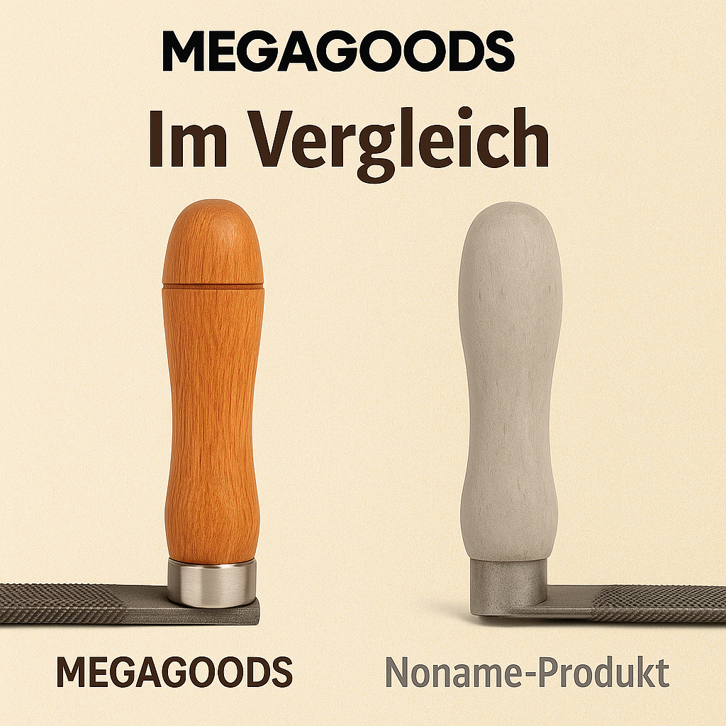 Holzraspel Holzfeile Griffe Set 10 Stück 9cm Metallkragen rostfrei DE.