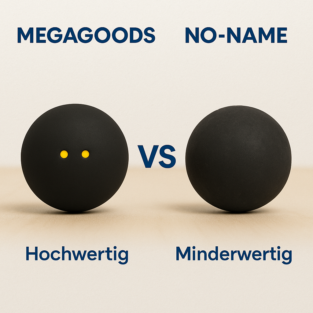 Squashball Doppel-Gelber Punkt Turnier Trainingsball langsam 2 Stück DE.
