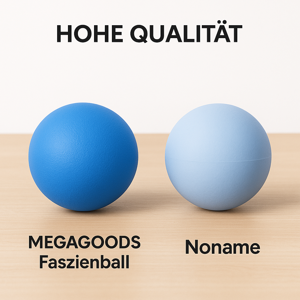 Faszienball 6 cm für Tiefengewebe Massage Triggerpunkt Schmerz DE.