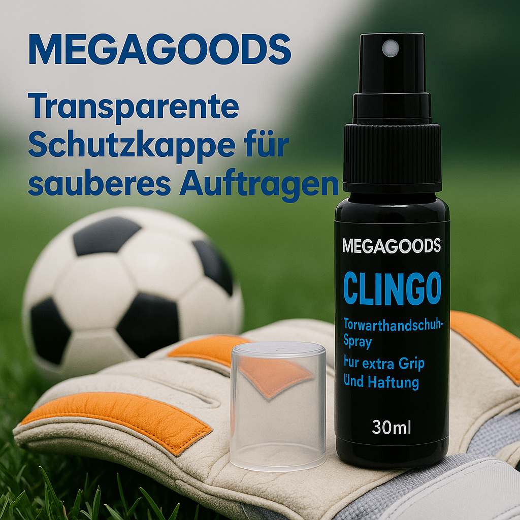 Torwarthandschuh Spray 30ml für extra Grip und Haftung beim Fußball DE.
