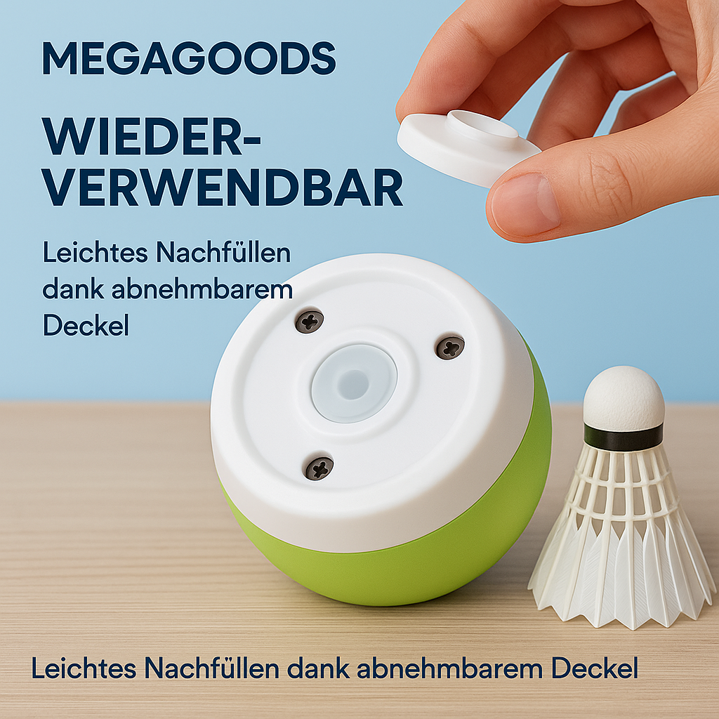 Federball Befeuchter tragbar wiederverwendbar Badmintonbälle DE.