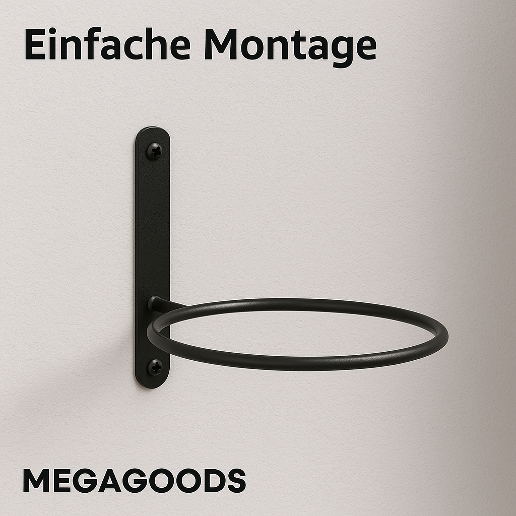 2er Set Wandhalterung Metall für Basketbälle Fußbälle Volleybälle DE.
