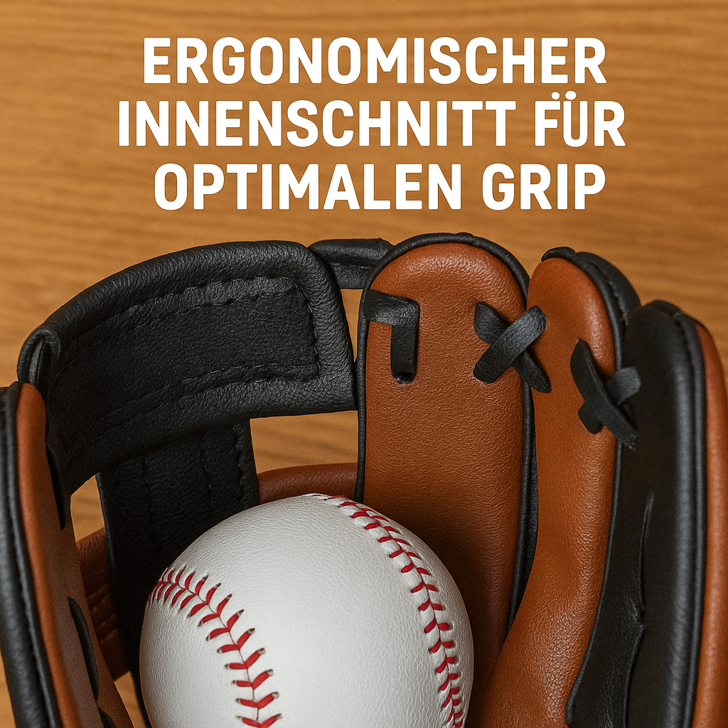 Baseballhandschuh 12,5 Zoll für Erwachsene links Training Softball DE.