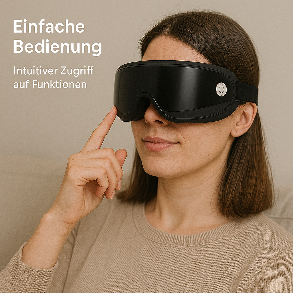 Augenmassagegerät mit 9 Modi Magnettherapie Vibrator gegen Müdigkeit DE.