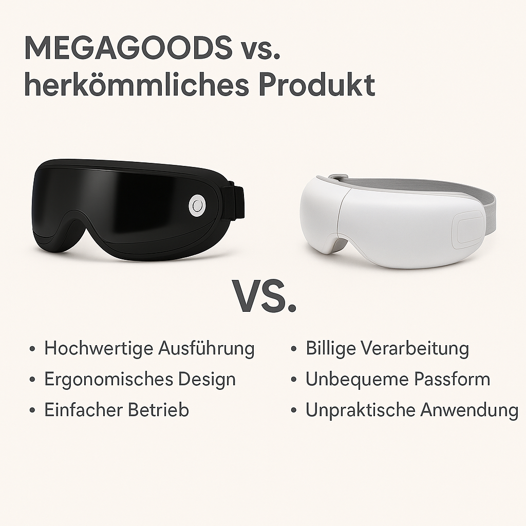 Augenmassagegerät mit 9 Modi Magnettherapie Vibrator gegen Müdigkeit DE.