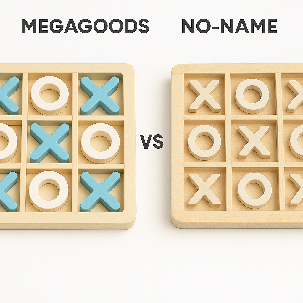 Holzspiel Tic Tac Toe Xo Spielbrett für Kinder Senioren Denkspiel DE.