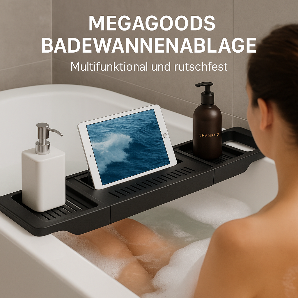 Multifunktions Badewannenablage ausziehbar Regal Ablage Küche DE.