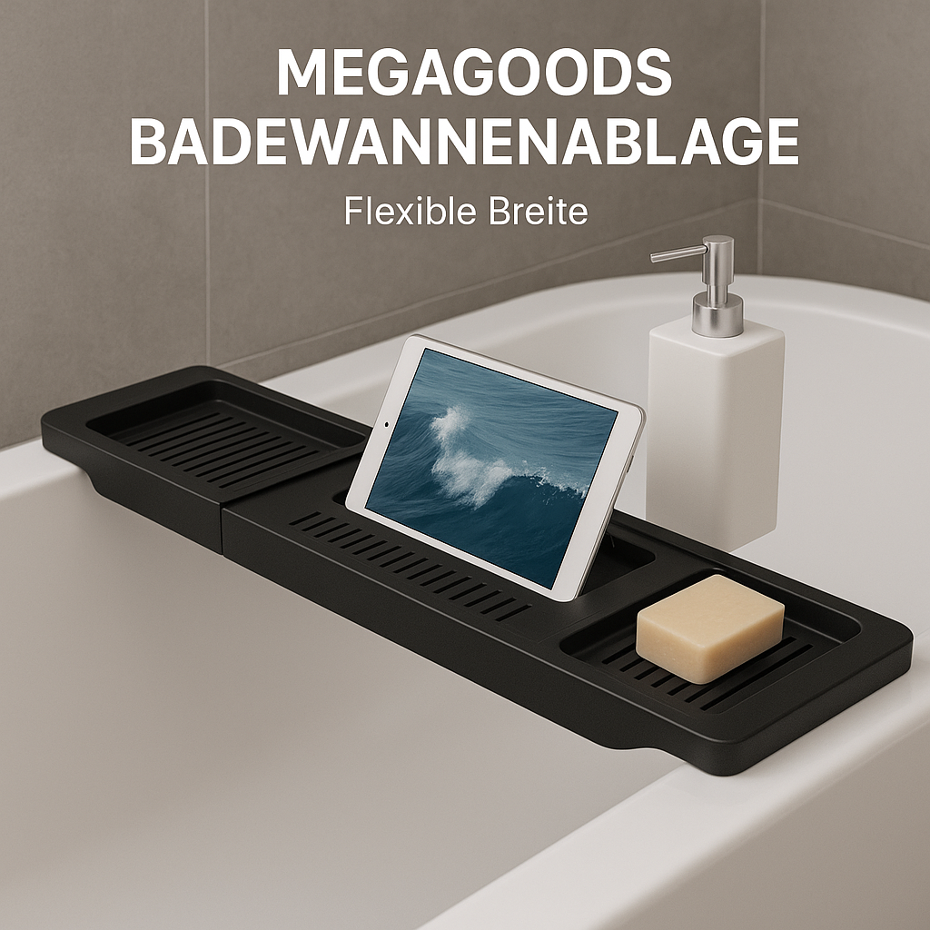 Multifunktions Badewannenablage ausziehbar Regal Ablage Küche DE.