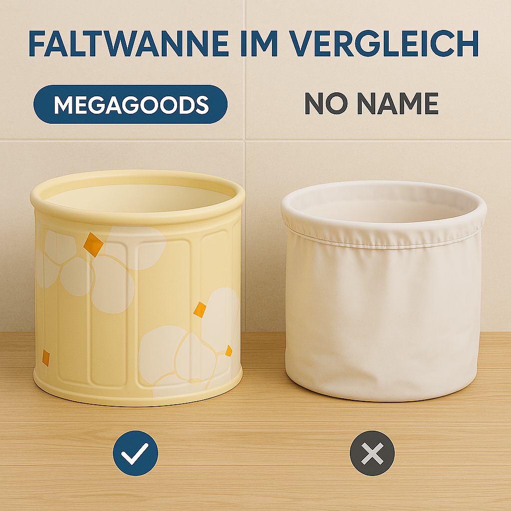 Faltbare Badewanne tragbar für Kinder und Erwachsene wärmeisoliert DE.