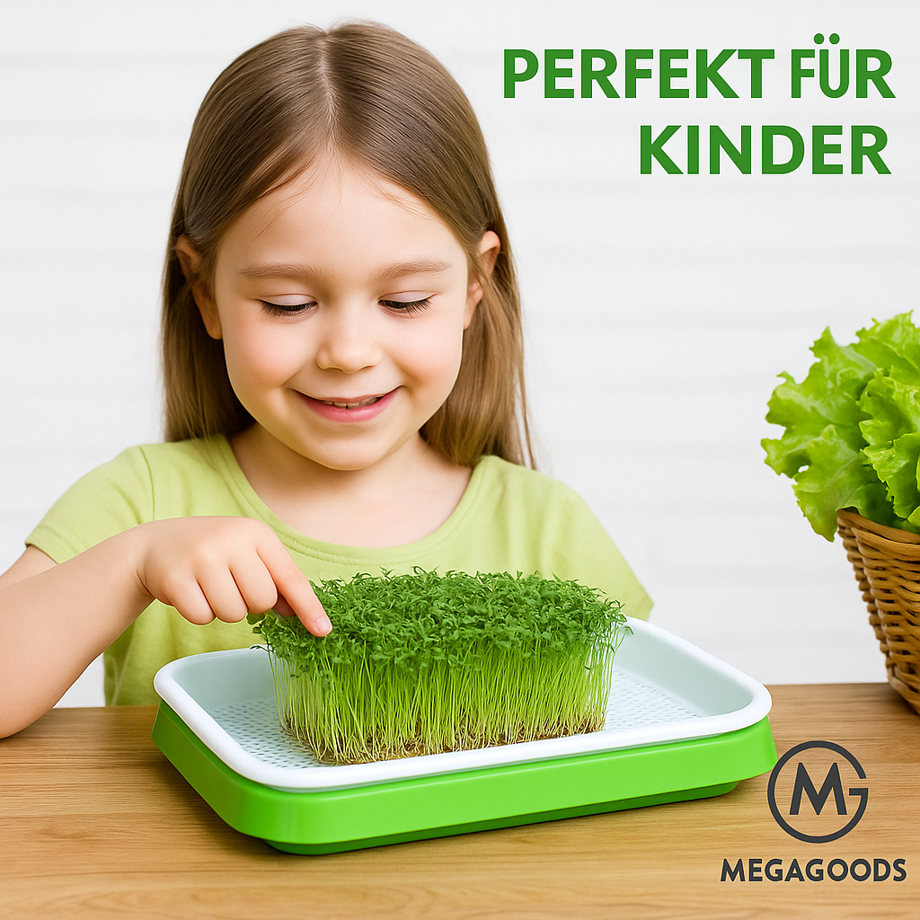 Keimschale Microgreens Anzucht Hydroponik Schale für Garten DE.