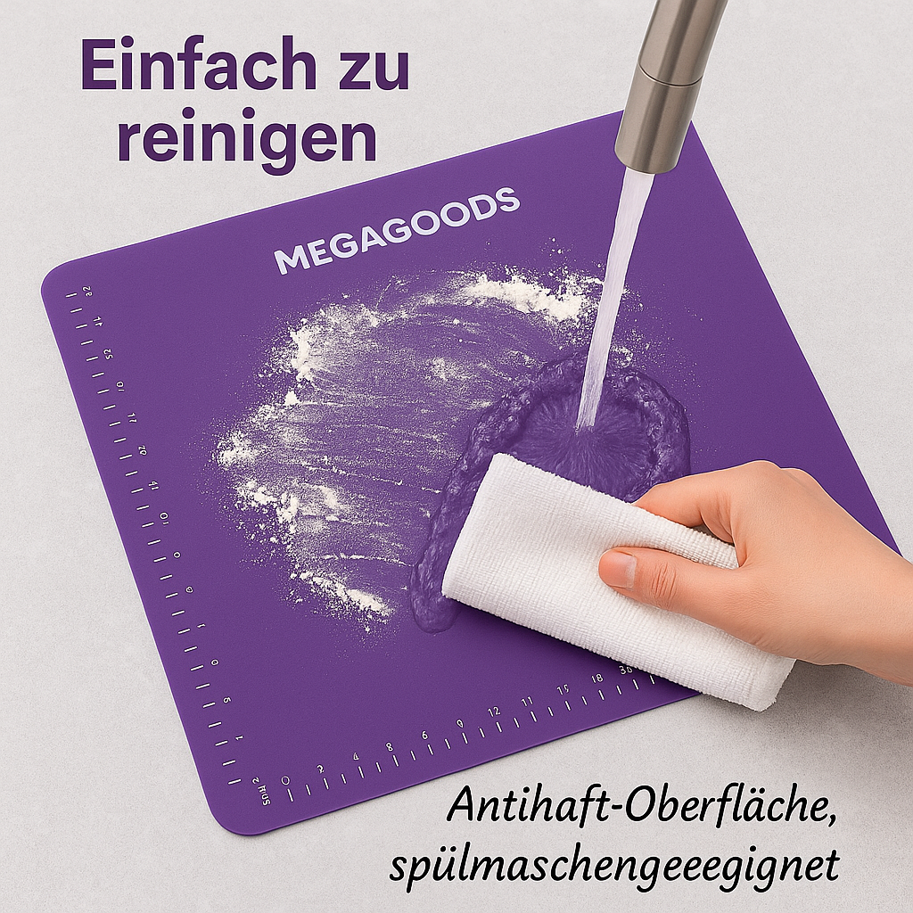 Backmatte Antihaft für Pizza Teig und Gebäck Küche Backzubehör DE.