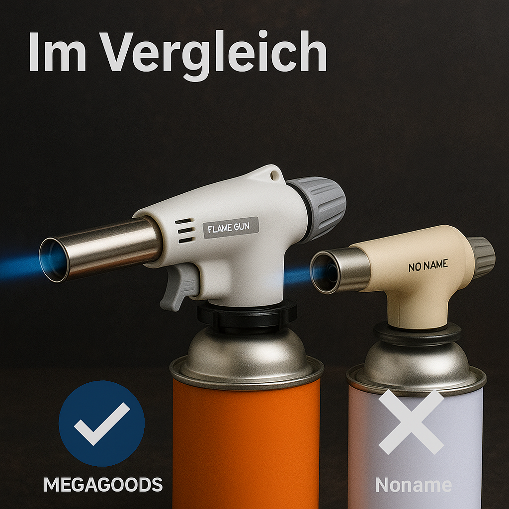 Flambierbrenner Butan Gasbrenner mit Autozündung für BBQ Camping DE.