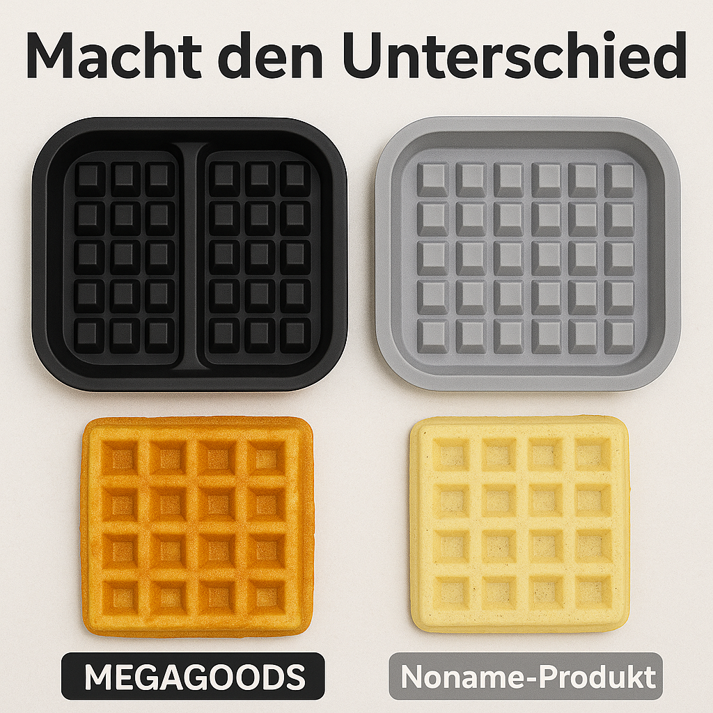 Silikon Waffelform 2er Set passend für Ninja Air Fryer AF300EU DE.