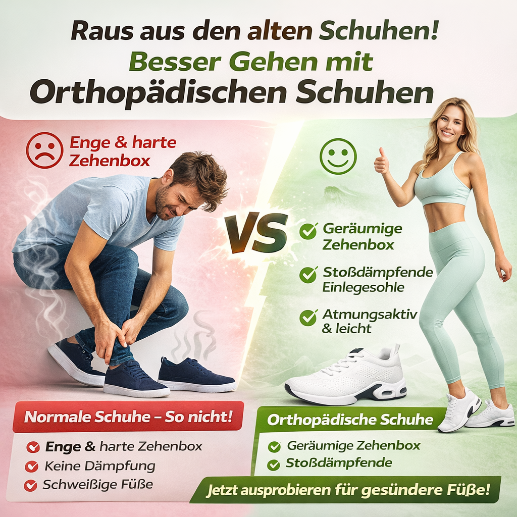 OrthoShoes™ CloudWalk Pro - Ergonomische Orthopädische Schmerzlinderung Schuhe