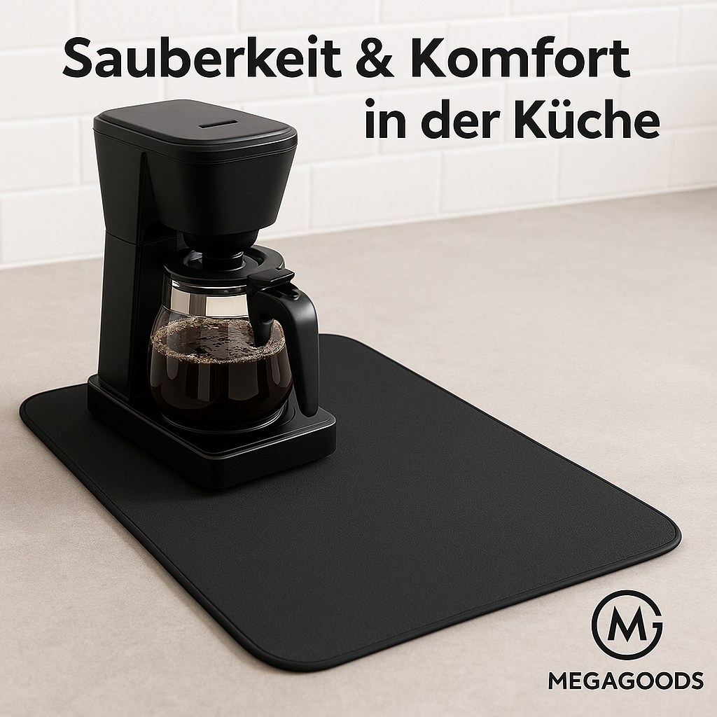 Saugstarke XL Küchenmatte rutschfest und schnelltrocknend DE.