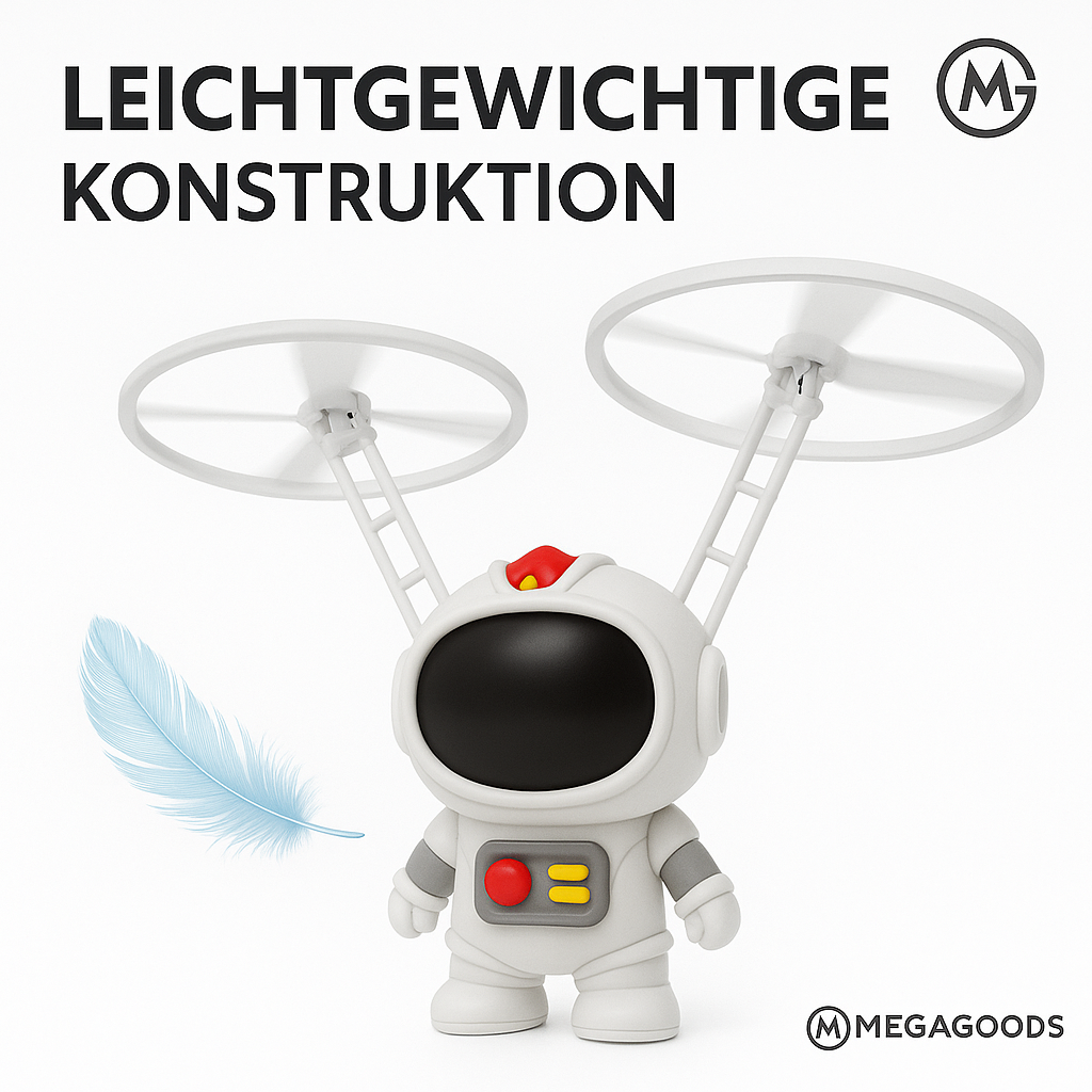 Mini Drohne Astronaut Handsteuerung USB-Ladefunktion Kinder DE.