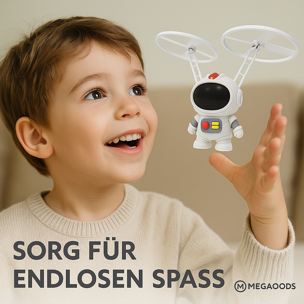 Mini Drohne Astronaut Handsteuerung USB-Ladefunktion Kinder DE.