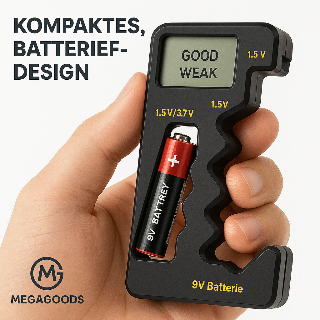 BT189 Batterietester LCD für 9V N D C AA AAA Knopfzellen DE.