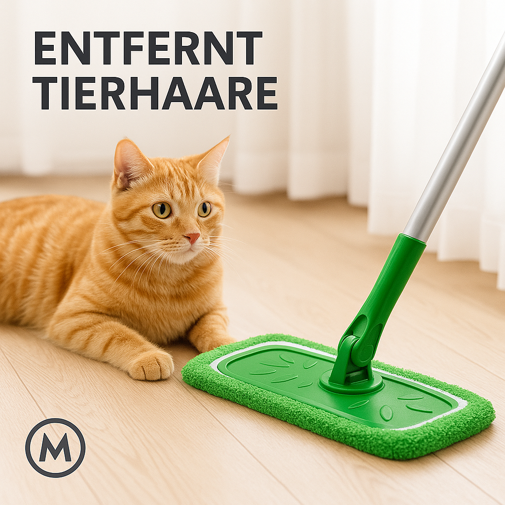 Mikrofaser Wischpads wiederverwendbar für Nass- und Trockenreinigung DE.