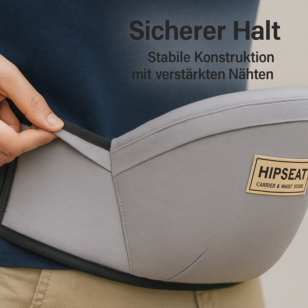 Babytrage Hüftsitz ergonomisch verstellbar für Kleinkinder DE.