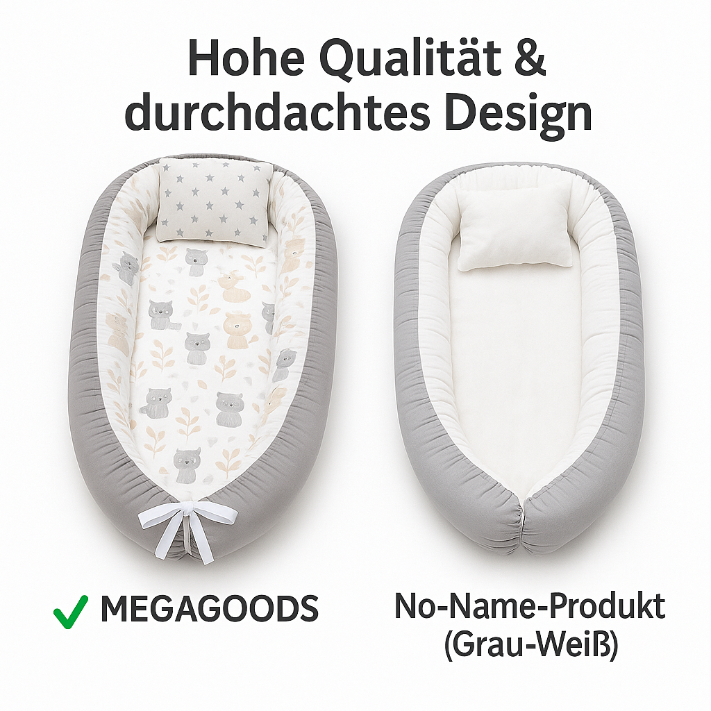 Baby Nest Kuschelnest Neugeborene atmungsaktiv verstellbar DE.