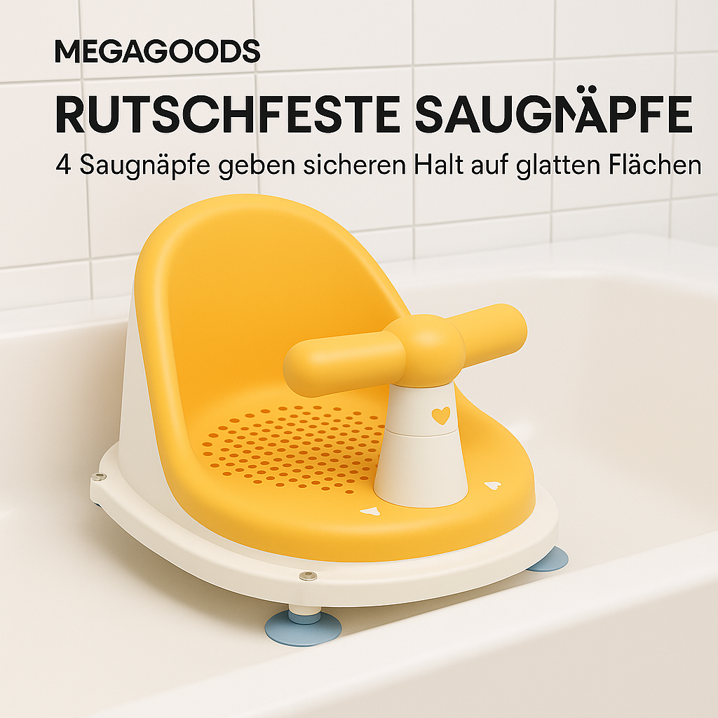 Kinder Duschsitz klappbar rutschfest höhenverstellbar DE.