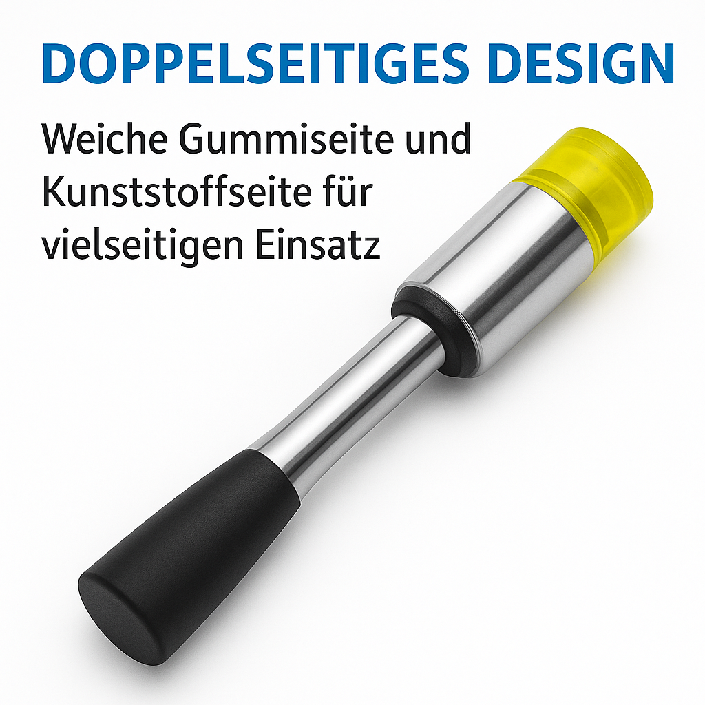 Gitarrenbau Werkzeug Gummihammer doppelseitig für Bunddraht DE.