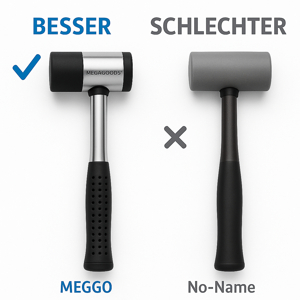 Gitarrenbau Werkzeug Gummihammer doppelseitig für Bunddraht DE.