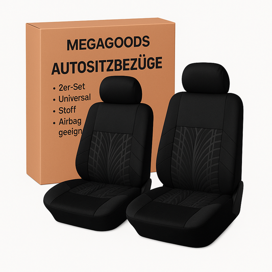 2er-Set Autositzbezüge Universal Stoff Airbag geeignet DE.