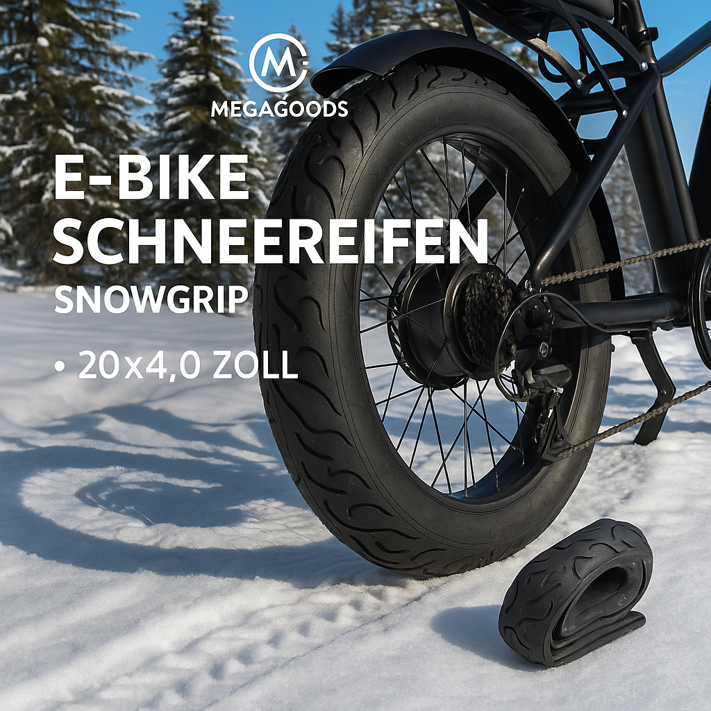 E-Bike Fat Tire 20x4.0 Zoll Schneereifen Set mit Schlauch DE.