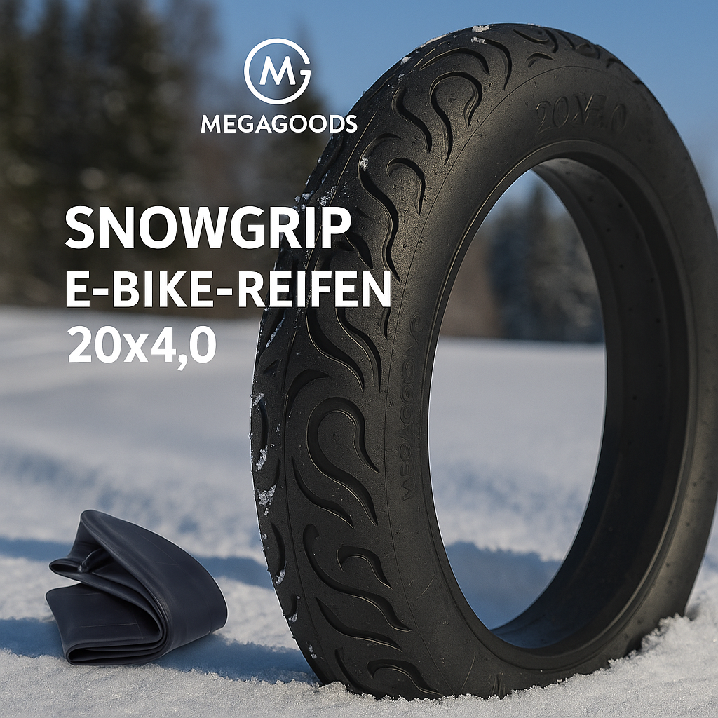 E-Bike Fat Tire 20x4.0 Zoll Schneereifen Set mit Schlauch DE.