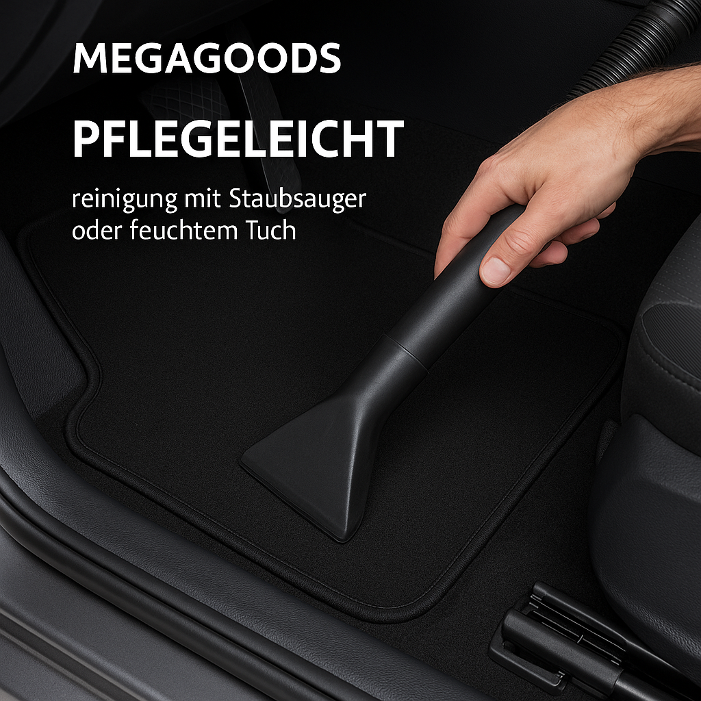 Autofußmatten Set Universal passend für SUV Limousine Van rutschfest DE.