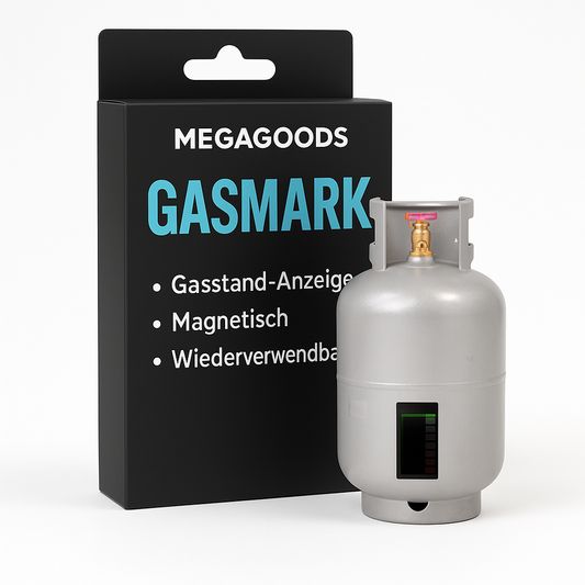 Gasfüllstandsanzeige Testaufkleber Restdruck Prüfleiste DE.