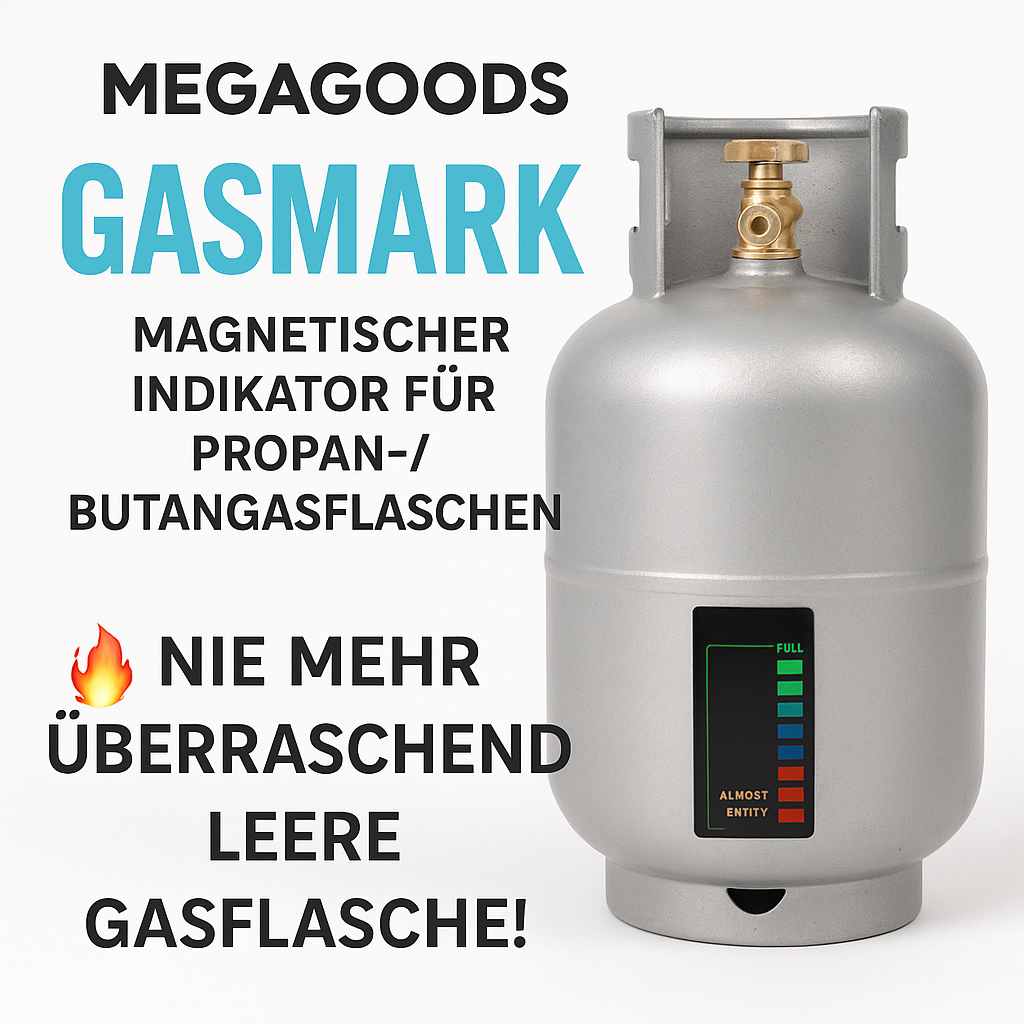 Gasfüllstandsanzeige Testaufkleber Restdruck Prüfleiste DE.