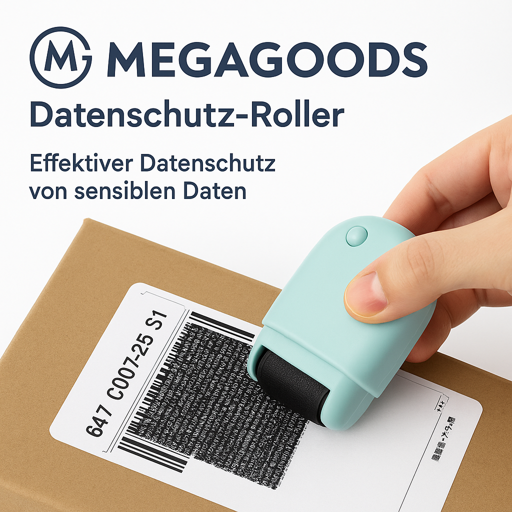 Keramik-Klingen Datenschutz Stempelroller für sichere Dokumente DE.