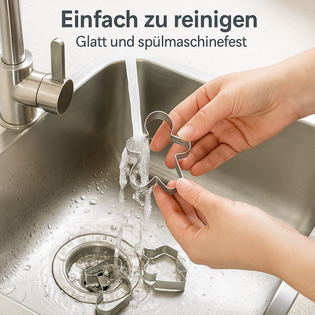 5-teiliges Weihnachts-Ausstechformen-Set Lebkuchen Tannenbaum DE.