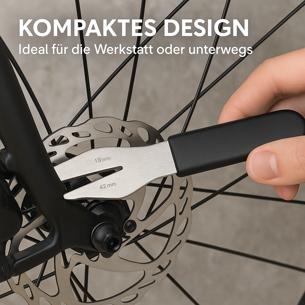 Bremsscheiben-Richter Scheibenbremsen-Ausrichtungslehre Bike Reparatur DE.