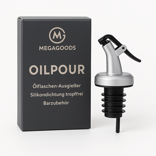 Ölflaschen-Ausgießer Silikon Dichtung tropffrei Barzubehör DE.