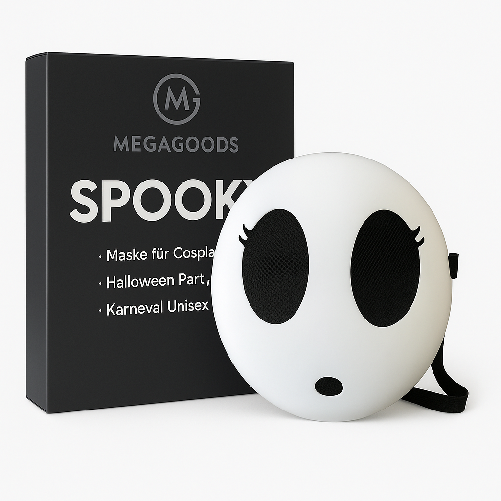 Shy Guy Maske für Cosplay Halloween Party Karneval Unisex Verkleidung DE.