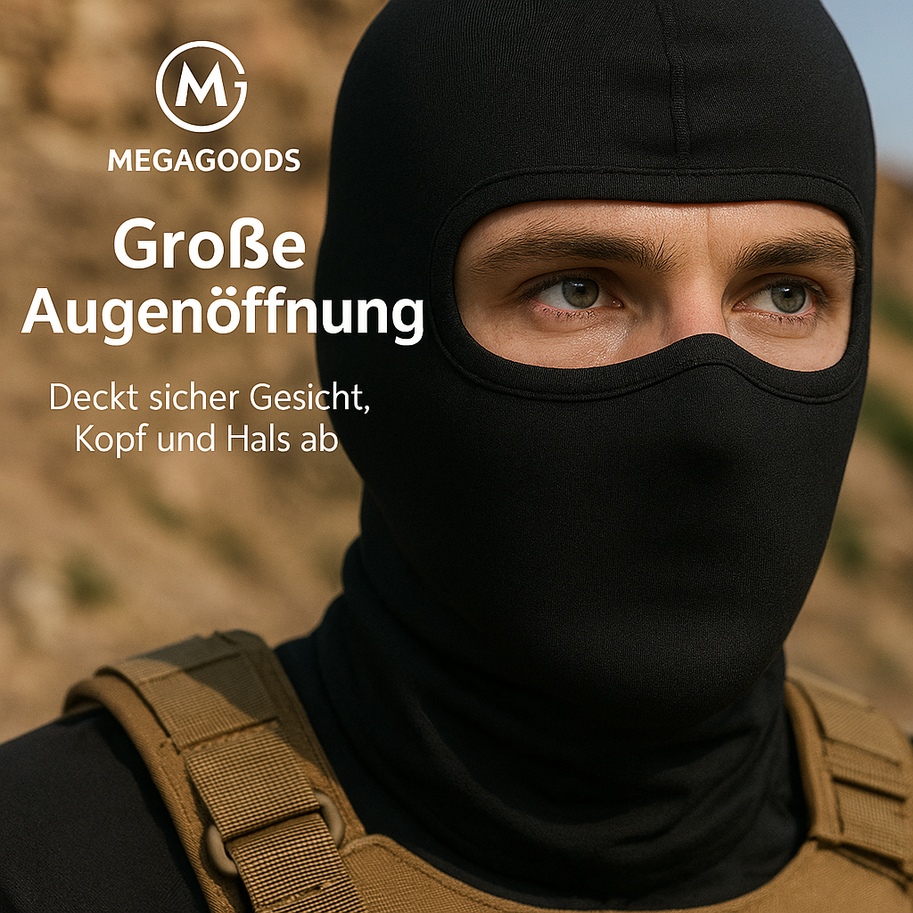 Motorrad Sturmhaube schnelltrocknend UV-Schutz winddicht Helm DE.
