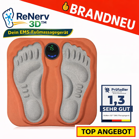 ReNerv 3D™ EMS Fußmassagegerät – gegen Taubheit Kribbeln Nervenschmerzen