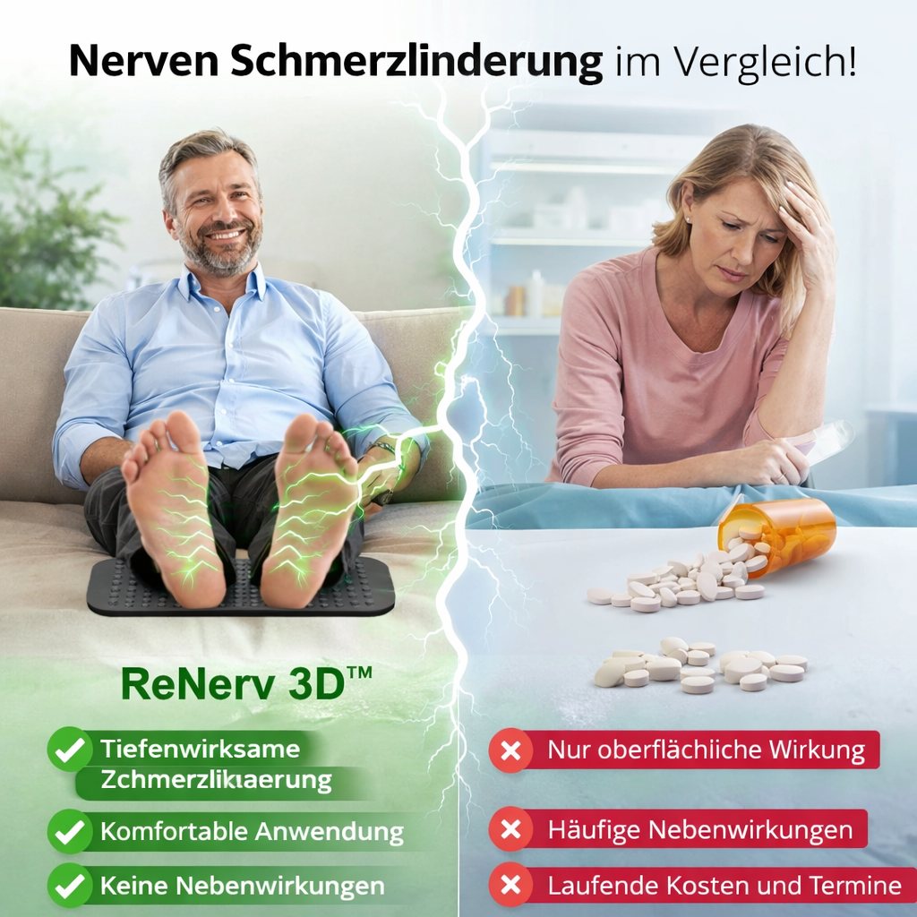 ReNerv 3D™ EMS Fußmassagegerät – gegen Taubheit Kribbeln Nervenschmerzen